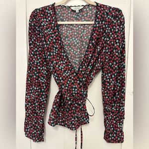 & Other Stories Strawberry wrap top